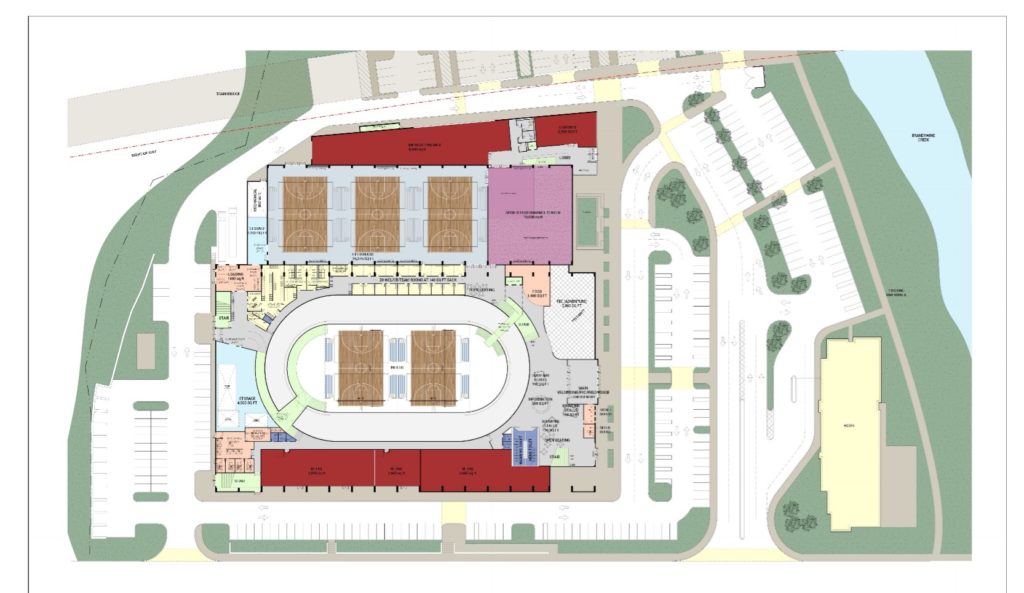 National Sports and Events Center Floor Plan - First Floor